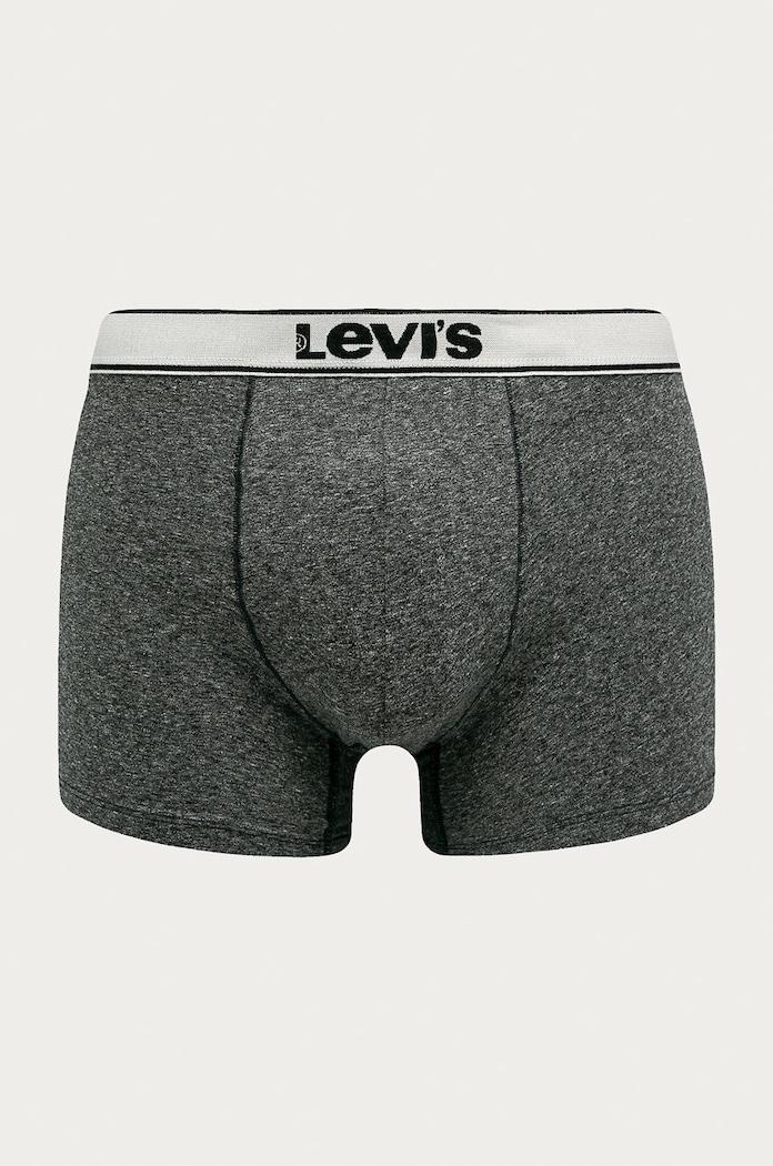 Boxerky Levi's (2-pack) pletenina šedá 37149.0398