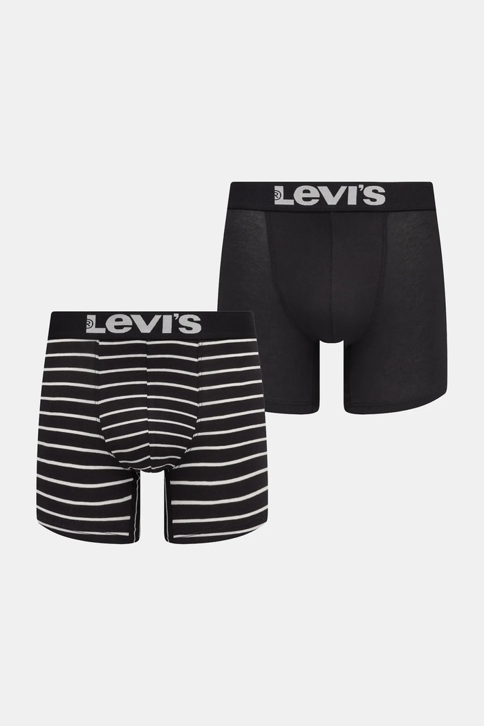Boxerky Levi's (2-pack) hladký černá 37149.0212