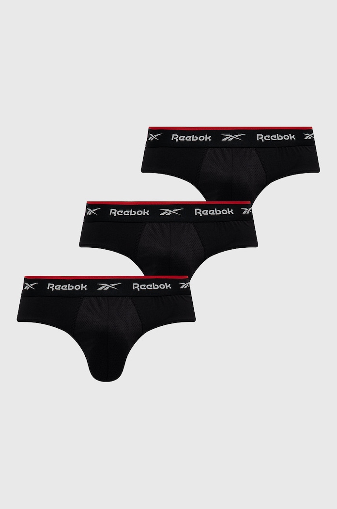Reebok slipy C8259 (3-pack) dzianina czarny C8259