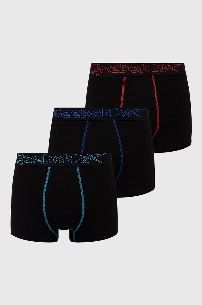 Reebok Bokserki (3-pack) F8319 dzianina czarny F8319