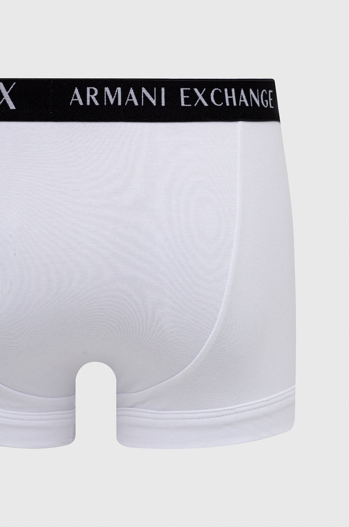 Boxerky Armani Exchange (2-pak) 956001.CC282 bílá AA00
