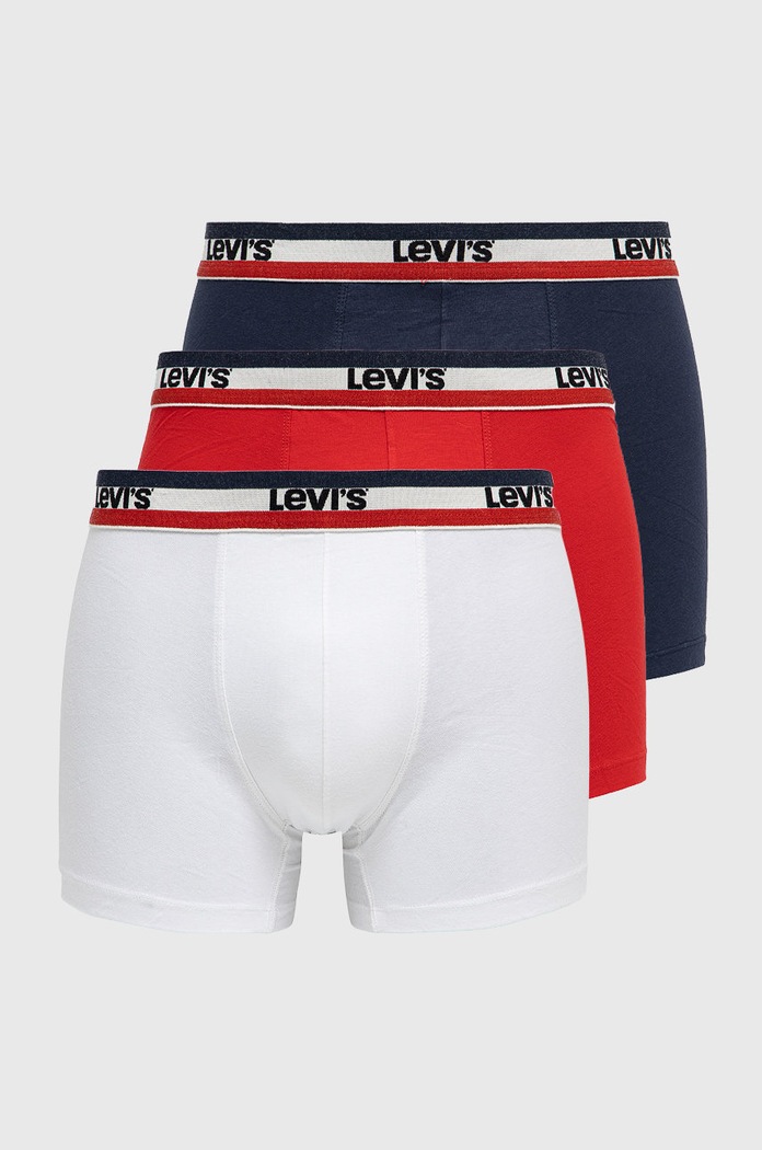 Levi's μποξεράκια στάμπα λευκό 37149.0543