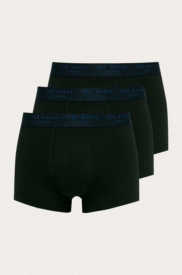 Ted Baker - Bokserki (3-pack) dzianina czarny 170098