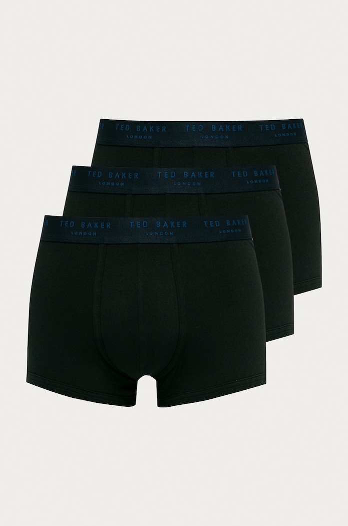 Ted Baker - Bokserki (3-pack) dzianina czarny 170098