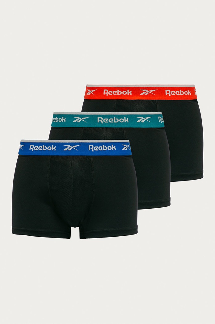 Reebok - Bokserki (3-pack) U5.F8220 dzianina czarny U5.F8220