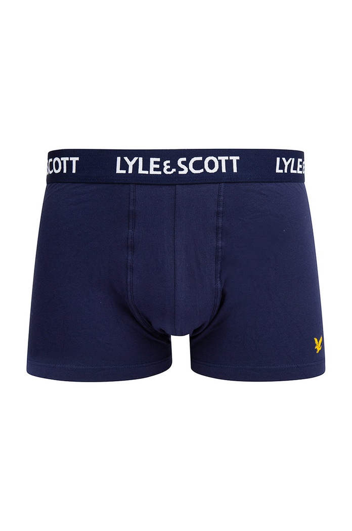 Lyle & Scott Bokserki BARCLAY (3-PACK) BARCLAY.158 granatowy AA00