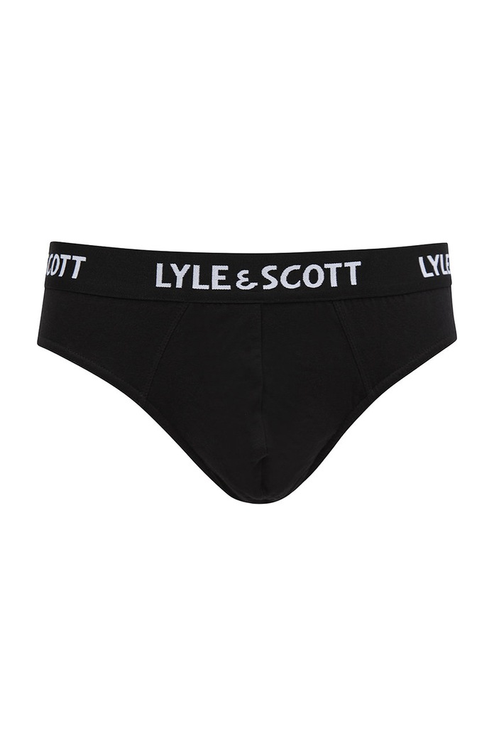 Lyle & Scott - Alsónadrág OWEN (3 db) OWEN.168 fekete AA00