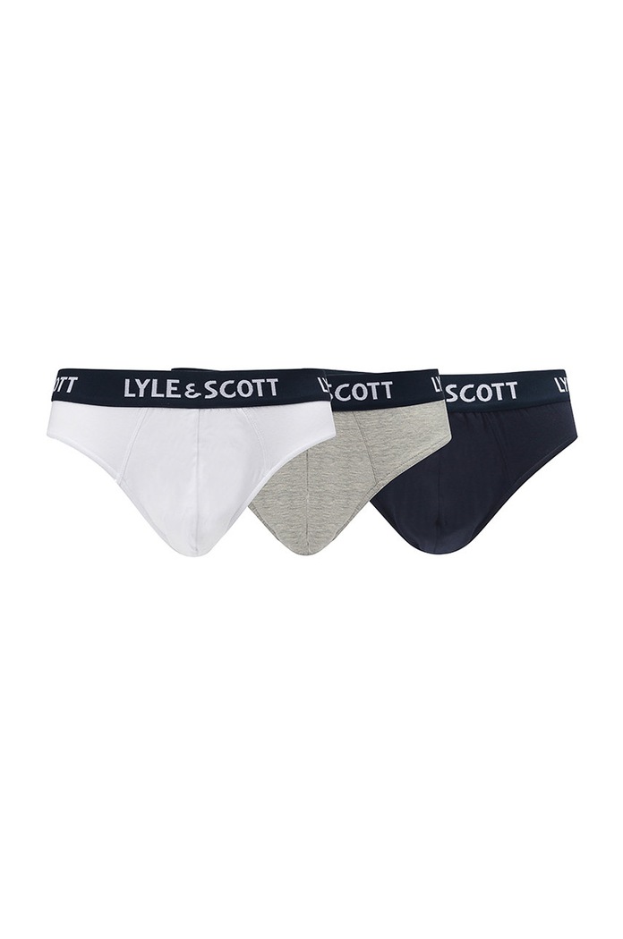 Lyle & Scott - Alsónadrág OWEN (3 db) dzsörzé többszínű OWEN.170