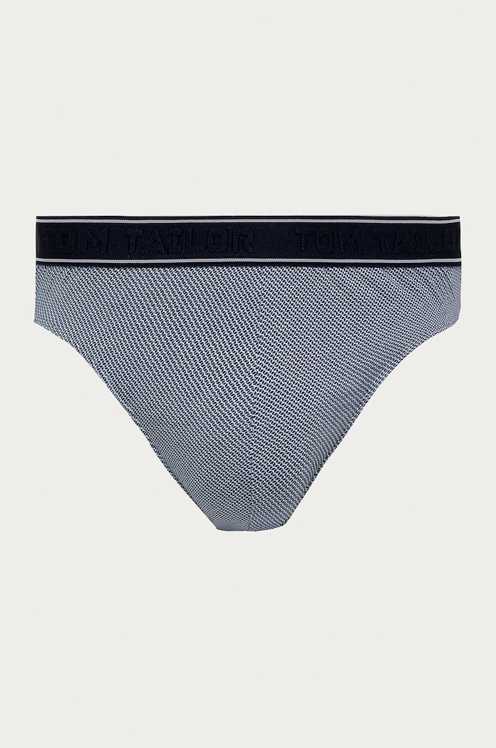 Tom Tailor Slipy dzianina niebieski 70538/1204
