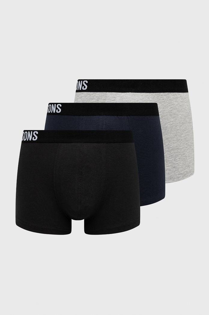 Only & Sons Bokserki (3-pack) dzianina czarny 22021059