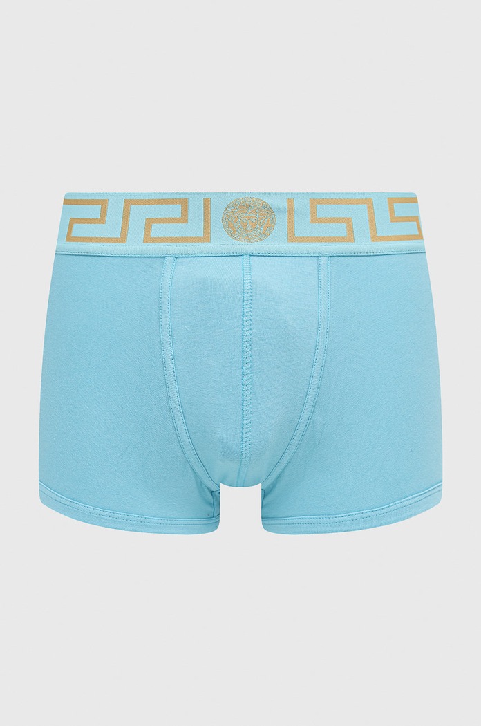 Boxerky Versace pletenina modrá AU10026.NOS