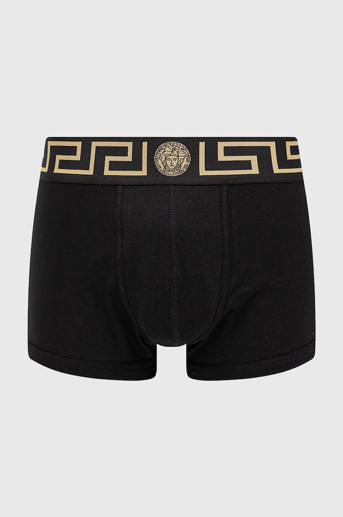 Versace bokserki dzianina czarny AU10026.NOS