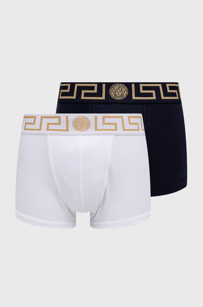 Bokserice Versace pletivo bijela AU10181.NOS