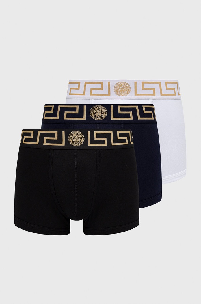 Versace Bokserki (3-pack) bawełna czarny AU10326.NOS