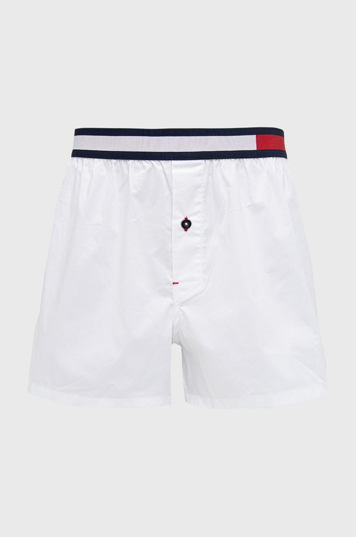 Μποξεράκια Tommy Hilfiger ύφασμα λευκό UM0UM01376.NOS