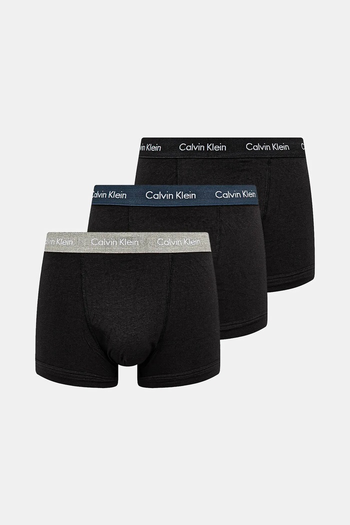 Boxerky Calvin Klein 3-pack pletenina černá 0000U2662G.NOS