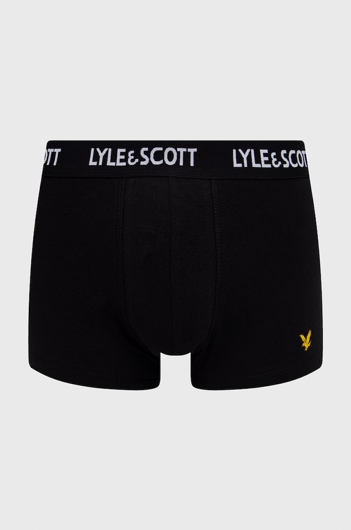 Lyle & Scott Bokserki (3-pack) BARCLAY.002 czarny AA00