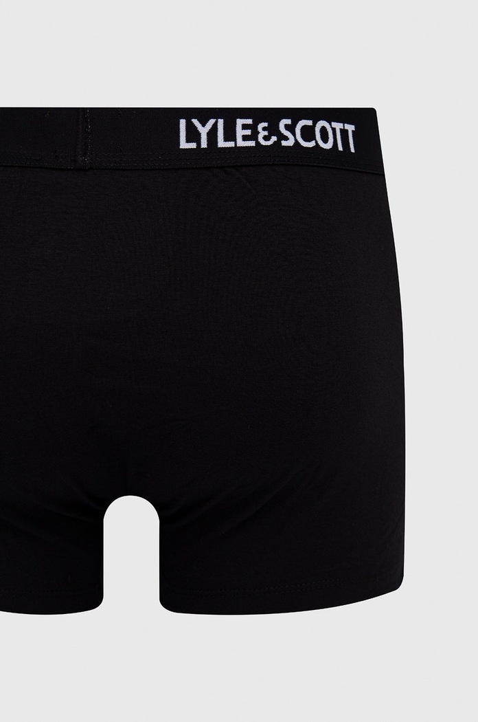 Odzież Lyle & Scott Bokserki (3-pack) BARCLAY.002 czarny