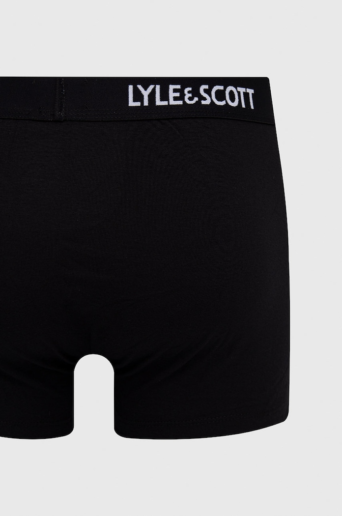 Odzież Lyle & Scott Bokserki (3-pack) BARCLAY.002 czarny