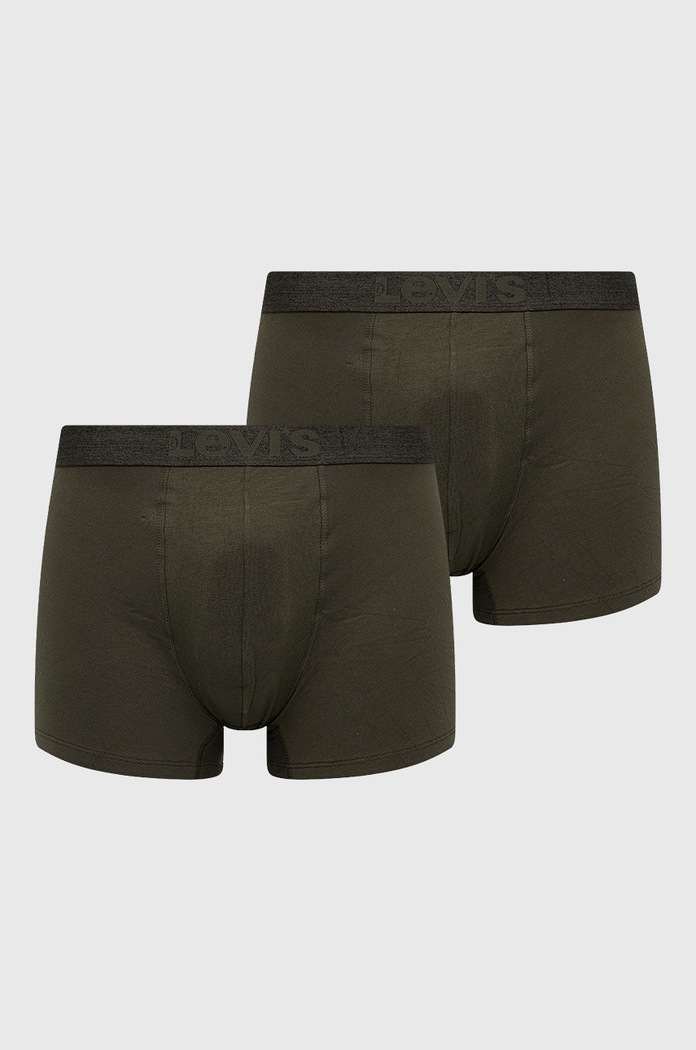 Boxerky Levi's (2-pak) pletenina zelená 37149.0732