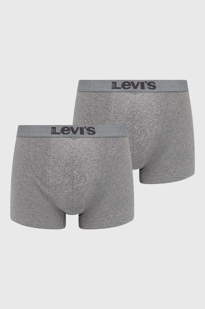 Bokserice Levi's (2-pack) pletivo siva 37149.0733