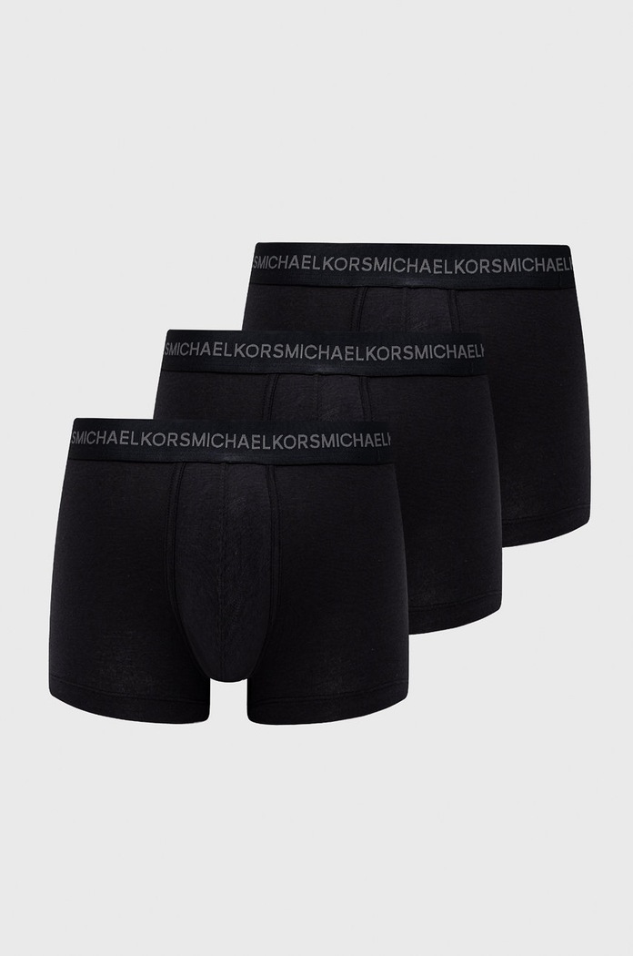 MICHAEL Michael Kors boxeralsó (3 db) sima fekete 6BR1T10773