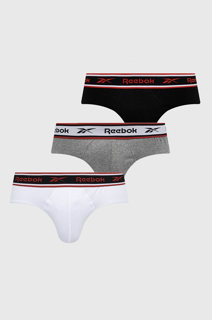 Reebok slipy (3-pack) C8241 dzianina czarny C8241