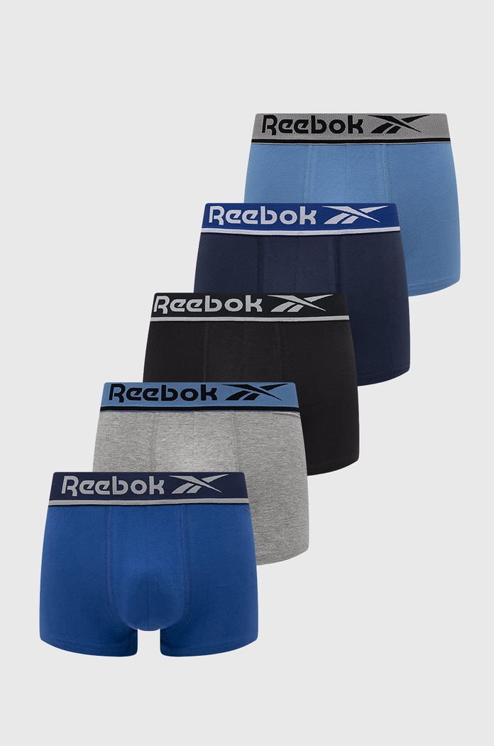 Boxerky Reebok ( 5-pak) pletenina černá F8384