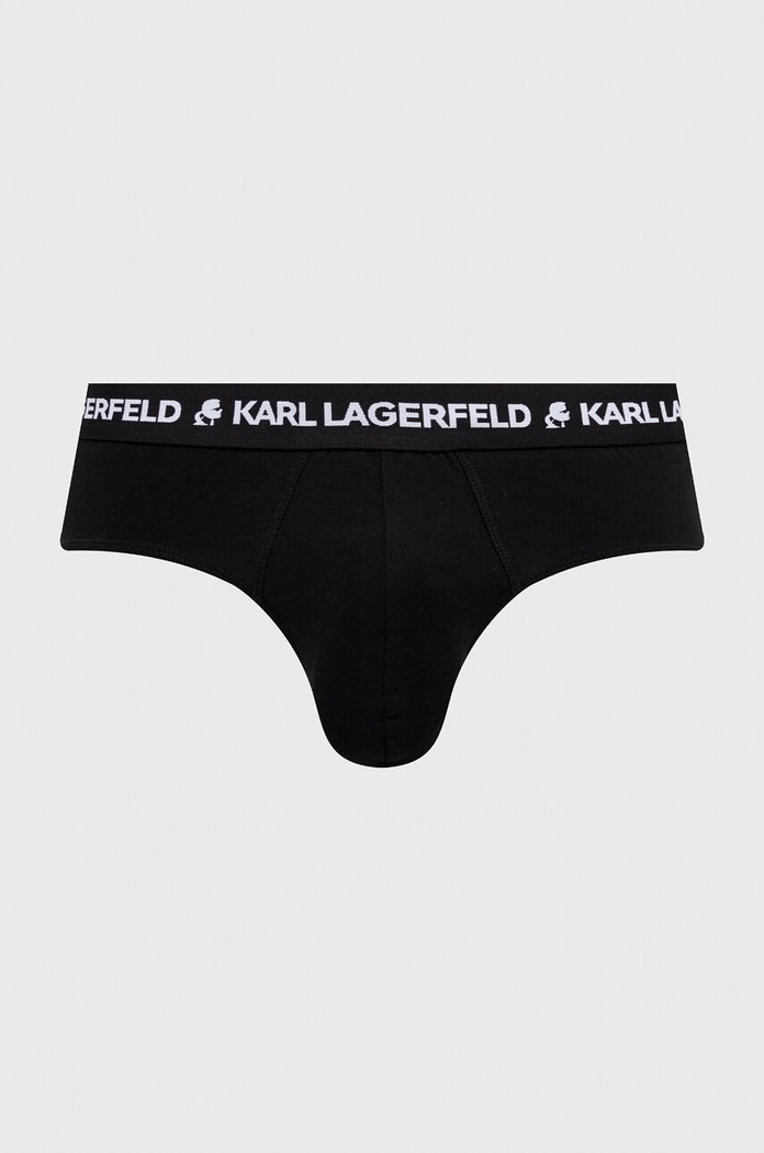 Odzież Karl Lagerfeld slipy 3-pack 225M2102 czarny