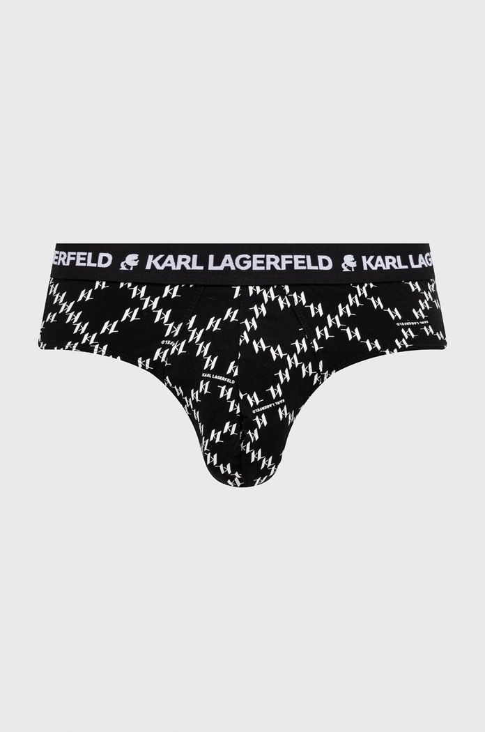 Karl Lagerfeld slipy 3-pack czarny 225M2102