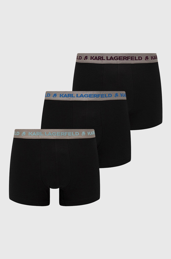 Bokserice Karl Lagerfeld bez uzorka crna 225M2107