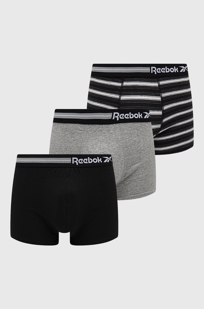 Bokserice Reebok pletivo siva F8399