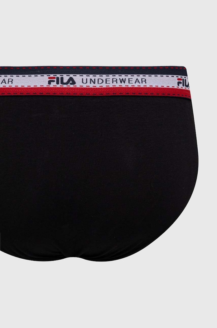 Fila slipy męskie bawełniane z elastanem FU5058 czarny AA00