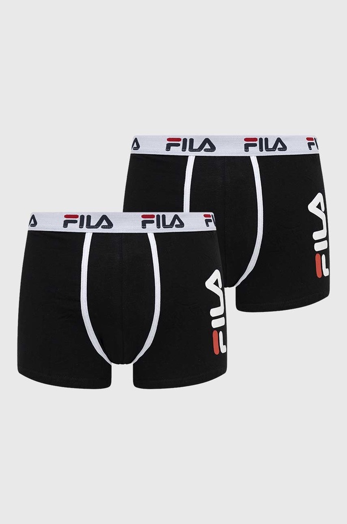 Boxerky Fila 2-pak pletenina čierna FU5040/2