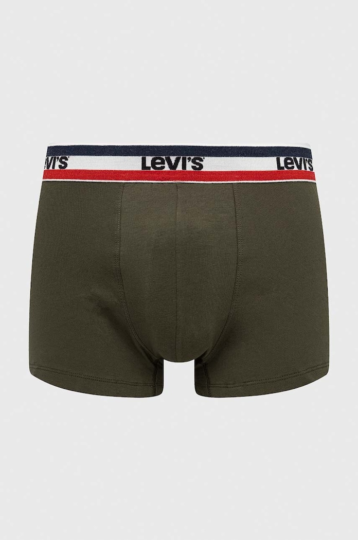 Bokserice Levi's 3-pack 37149.0814 zelena AA00