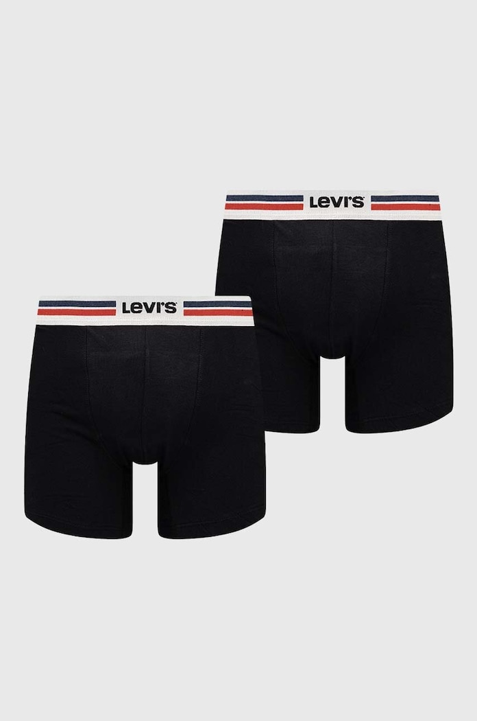 Levi's bokserki 2-pack dzianina czarny 37149.0806