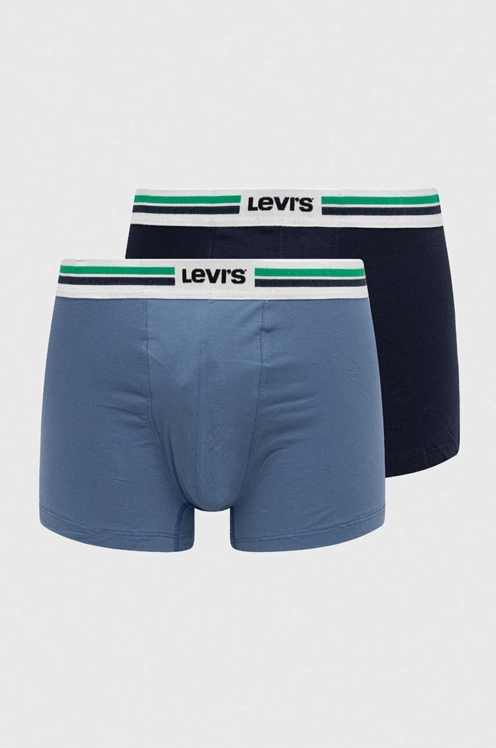 Boxerky Levi's 2-pack pletenina modrá 37149.0825