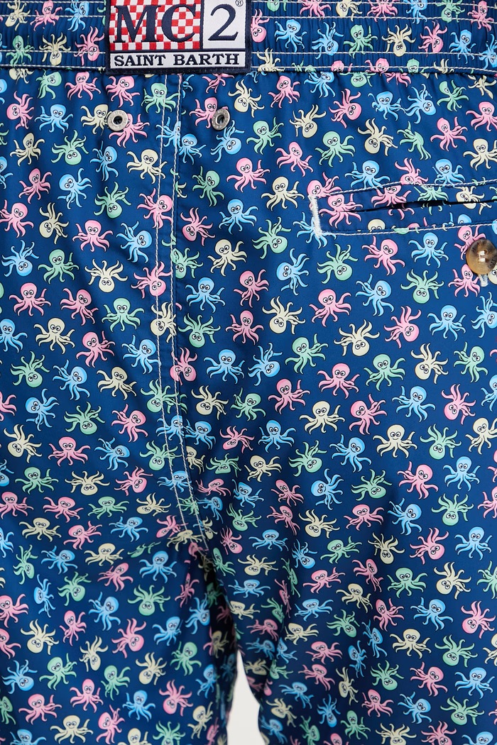 MC2 Saint Barth pantaloni scurți de baie pentru bărbați bleumarin LIG0003.