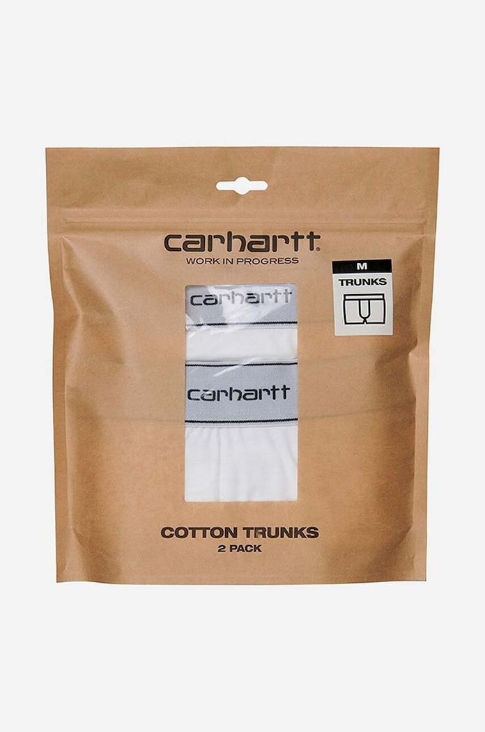 Carhartt WIP boxeri Cotton Trunks 2-pack I029375. alb AA00