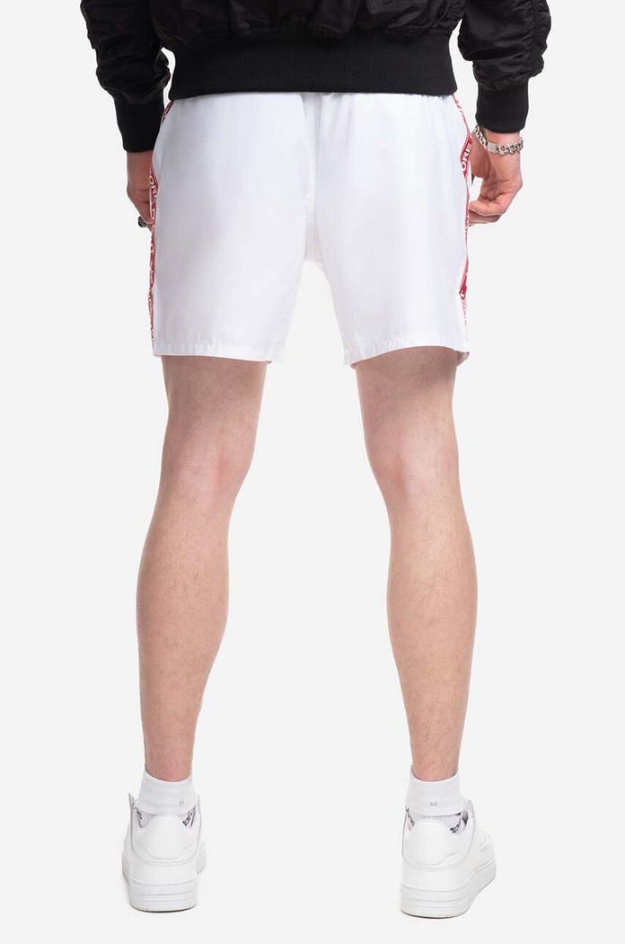 Plavkové šortky Alpha Industries 196931.09 bílá