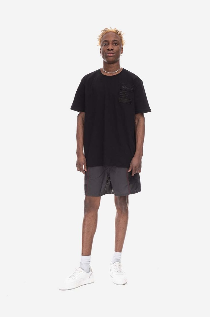 Odzież Alpha Industries szorty kąpielowe Camo Swim Short 196932.125 czarny