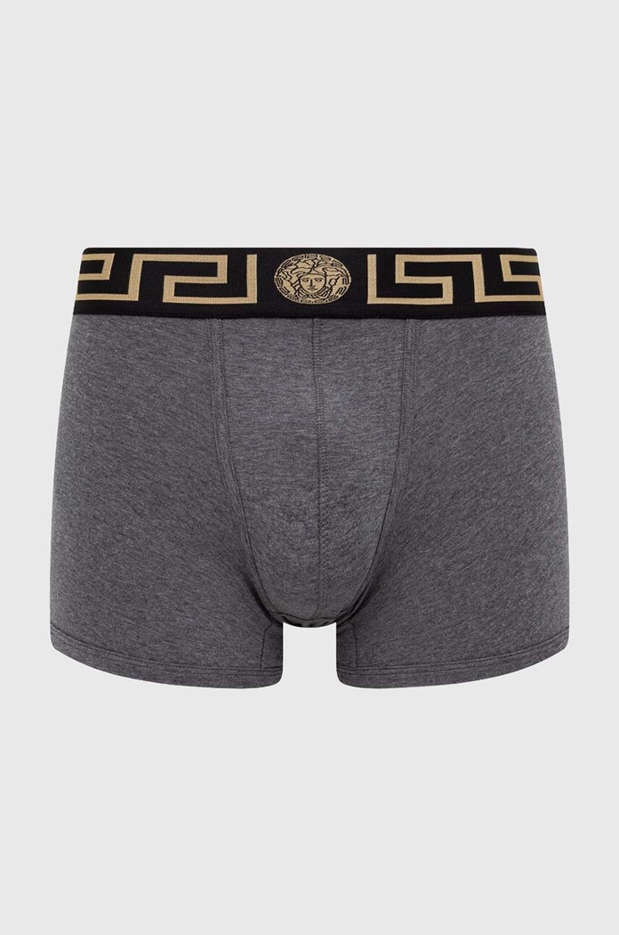 Boxerky Versace pletenina sivá AU10028