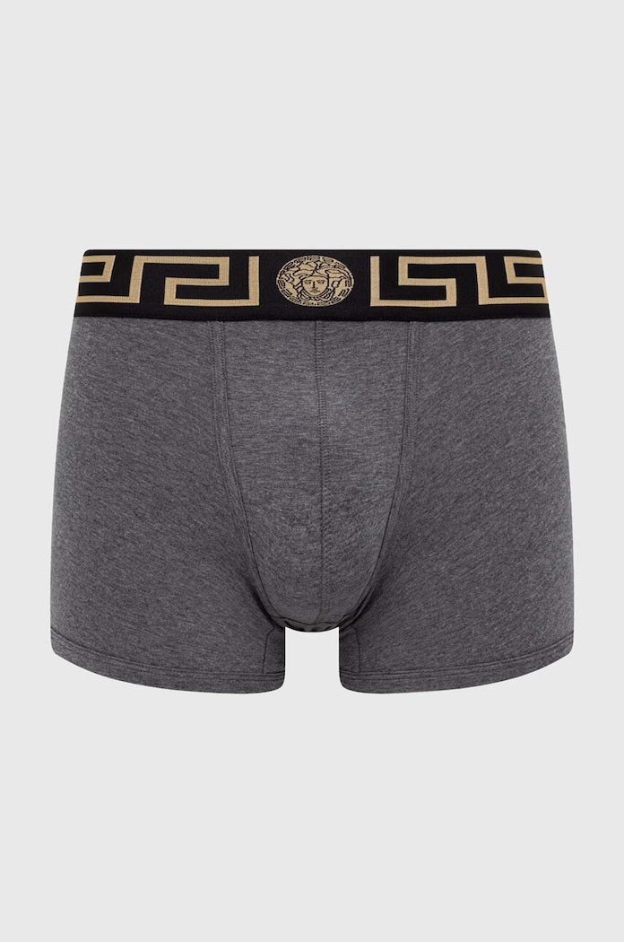 Boxerky Versace pletenina sivá AU10028
