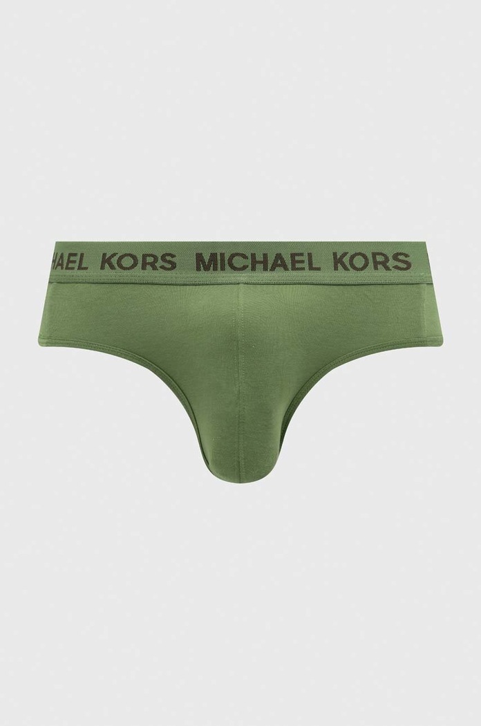 Michael Kors slipy 3-pack zielony 6F31N20773