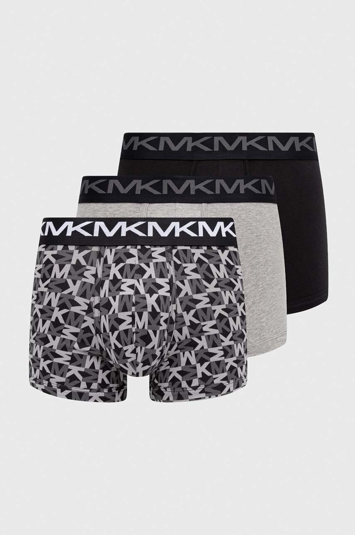 Michael Kors boxeri 3-pack uni gri 6F31T10033