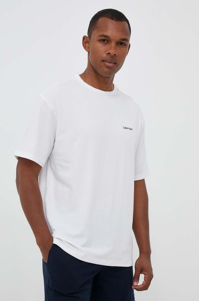 Calvin Klein Underwear t-shirt piżamowy 000NM2298E.NOS biały AA00