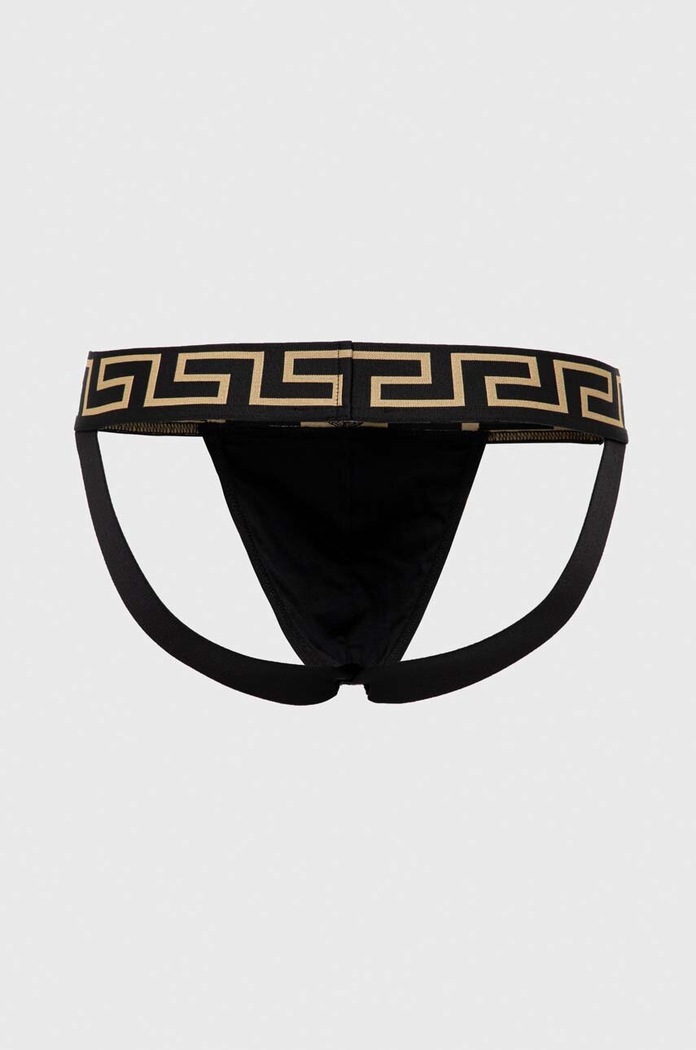 Versace jockstrap AUU01017 czarny AA00