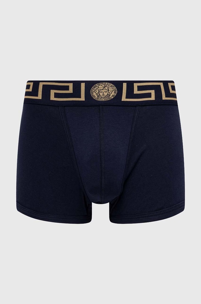 Versace bokserki dzianina granatowy AU10026.A232741