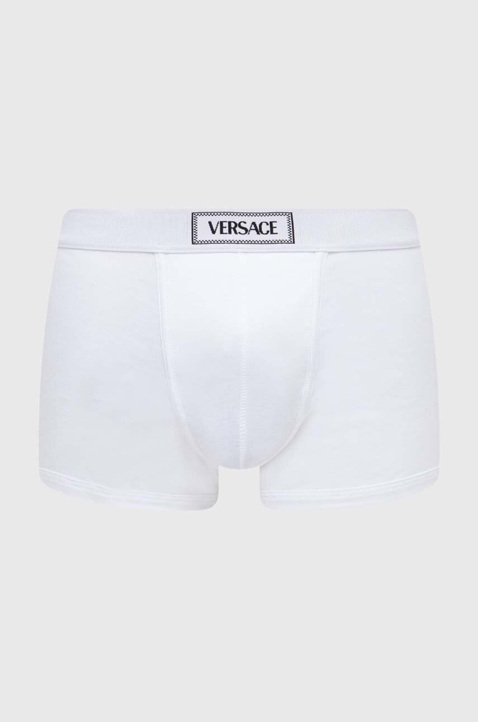 Μποξεράκια Versace εφαρμοστό σορτς μπόξερ λευκό 1014037.1A09984