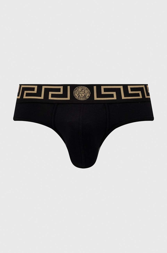 Odzież Versace slipy 2-pack AU10180.A232741 szary
